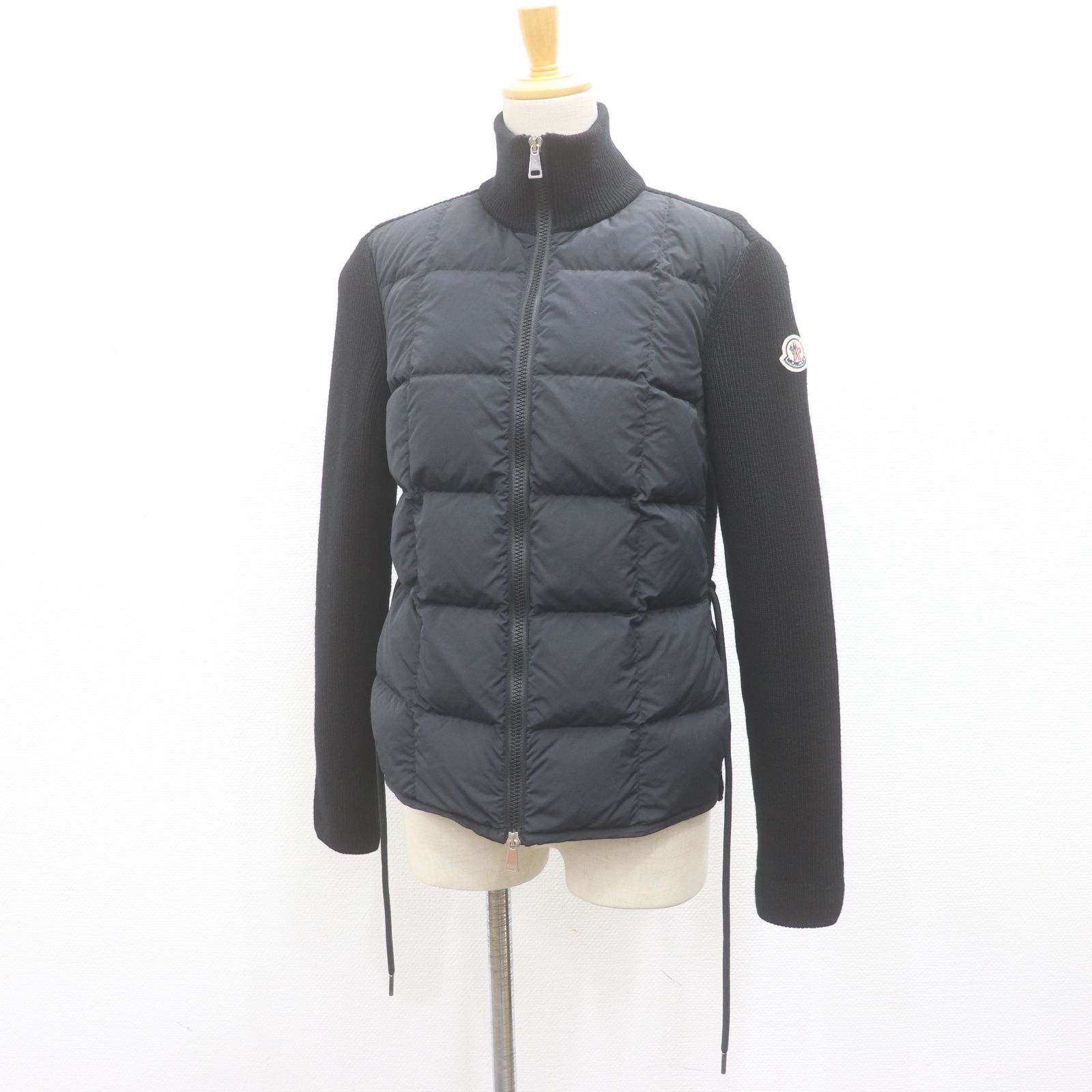 ITSH4NP2WS6C 正規 MONCLER モンクレール CARDIGAN TRICOT サイズS ダウンジャケット レディース アウター ブラック