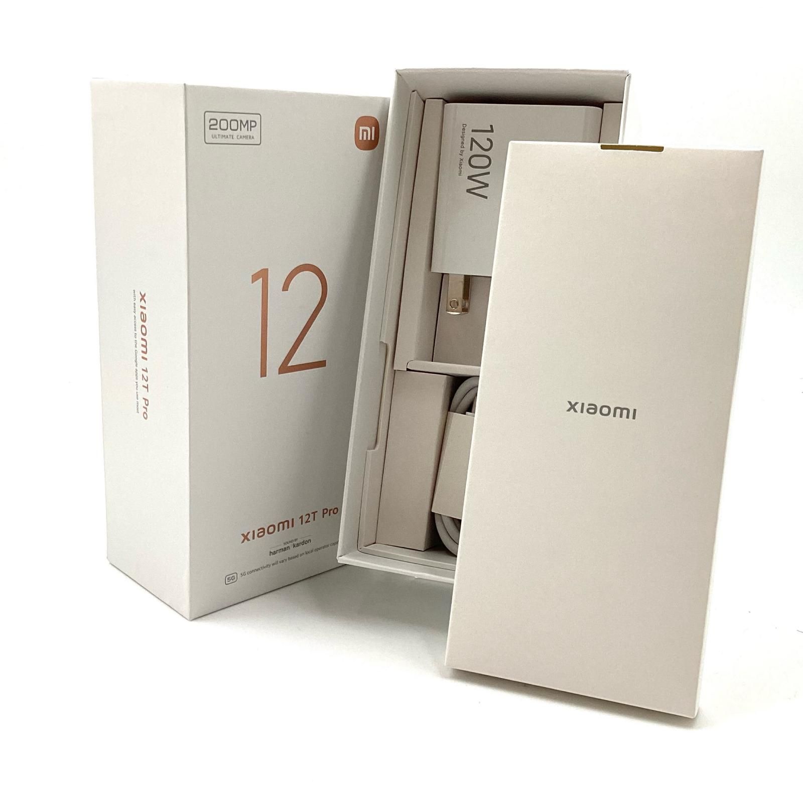 ✨【美品】⭐️Xiaomi 12T pro【SIMフリー】【SoftBank】 Xiaomi 12T Pro SoftBank版SIMフリー 8GB＋256GB