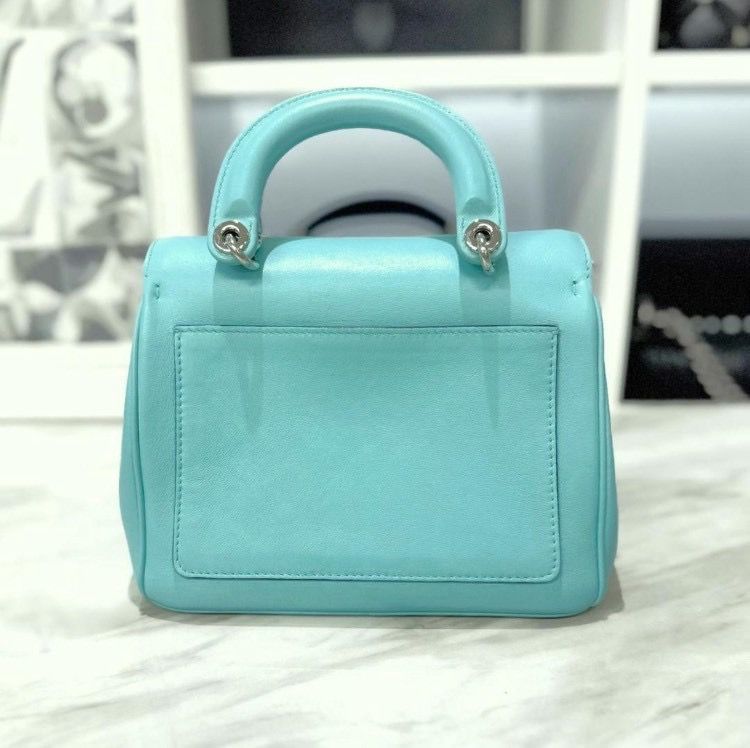 ディオール ビーディオール ミニ 2way ブルーグリーン