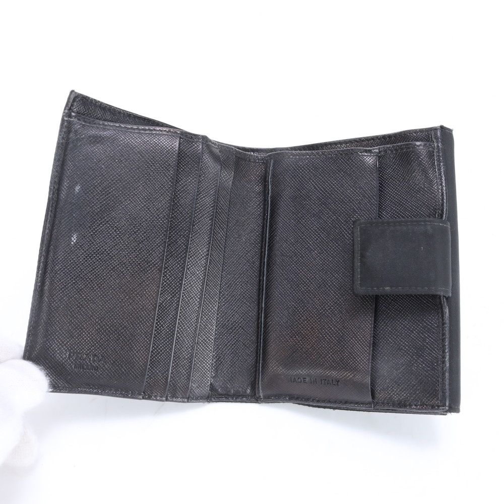 【美品】 PRADA プラダ ナイロン ブラック 折り財布 w5 楽天市場】【財布】PRADA プラダ ラウンドファスナー 2つ折財布