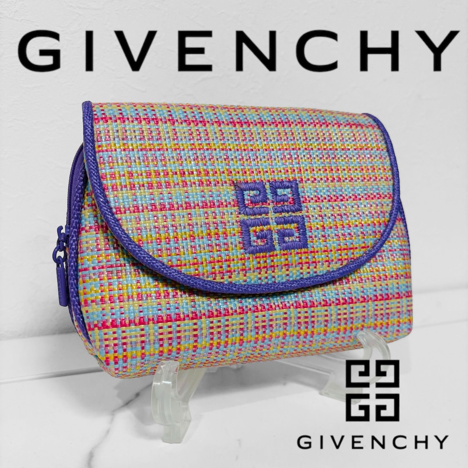 未使用級 極美品 GIVENCHY ジバンシー ノベルティ PVC ミラー付き