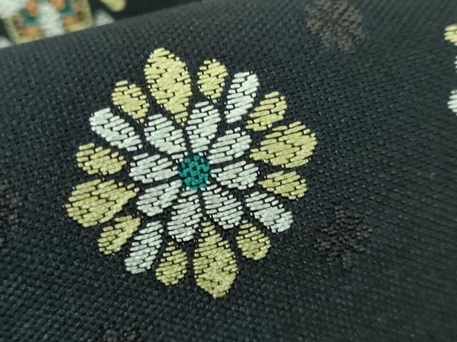 平和屋本店□極上 本場筑前博多織 草木染 手織工房 染匠：小森久 両面