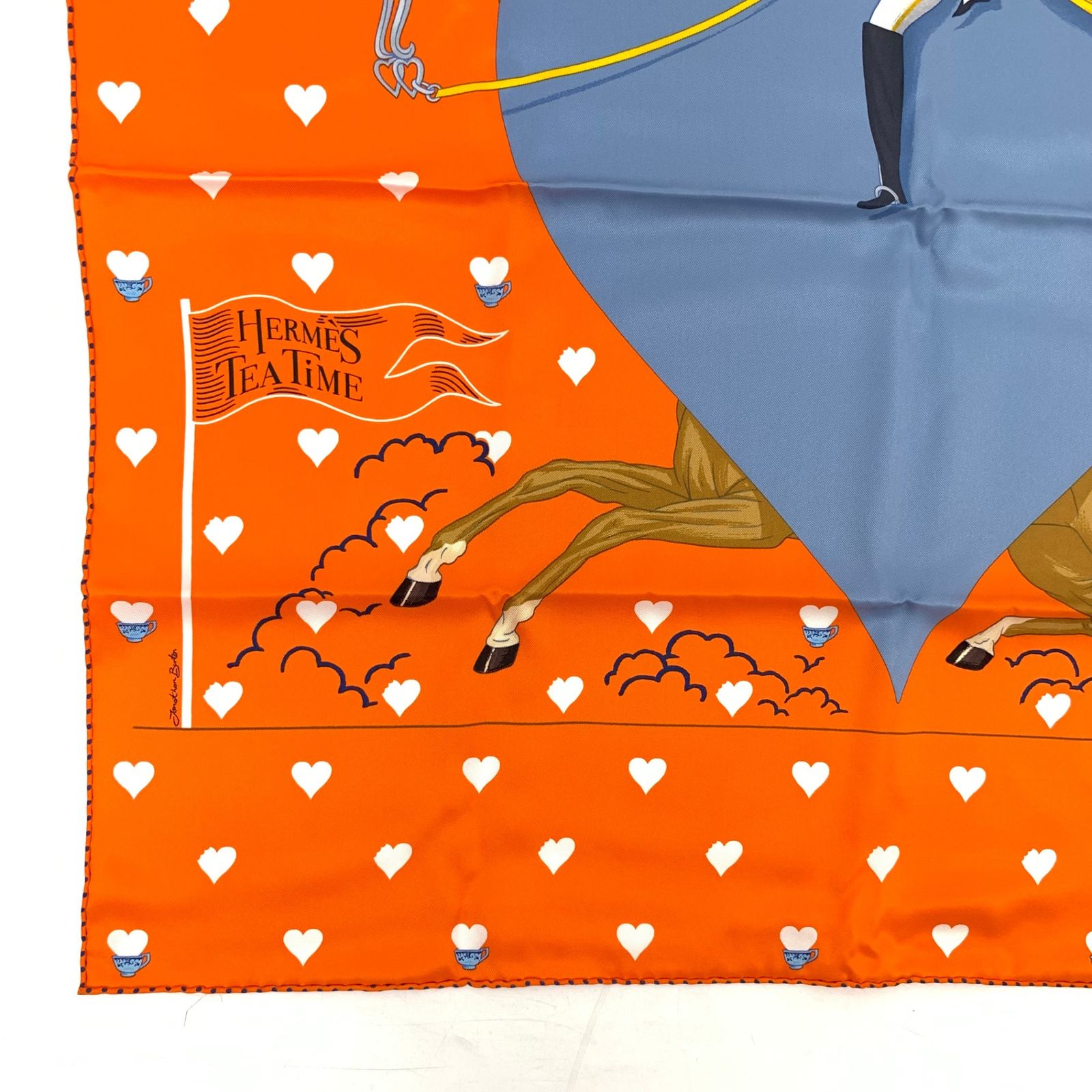 HERMES エルメス スカーフ カレ70 Tea Time Medaillons ティータイム 