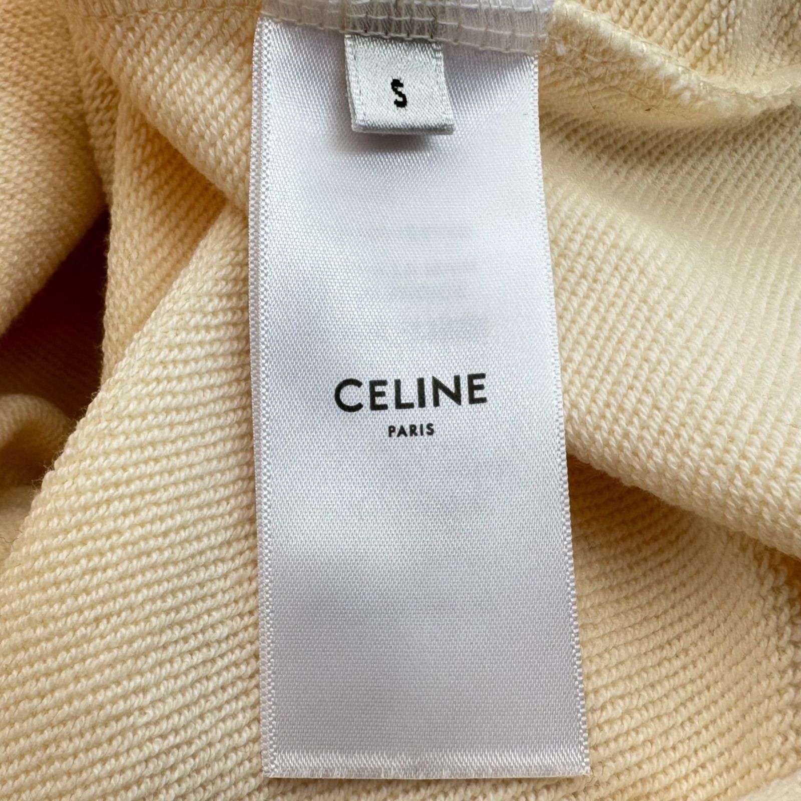 CELINE セリーヌ トレーナー クリーム レディース アンカー