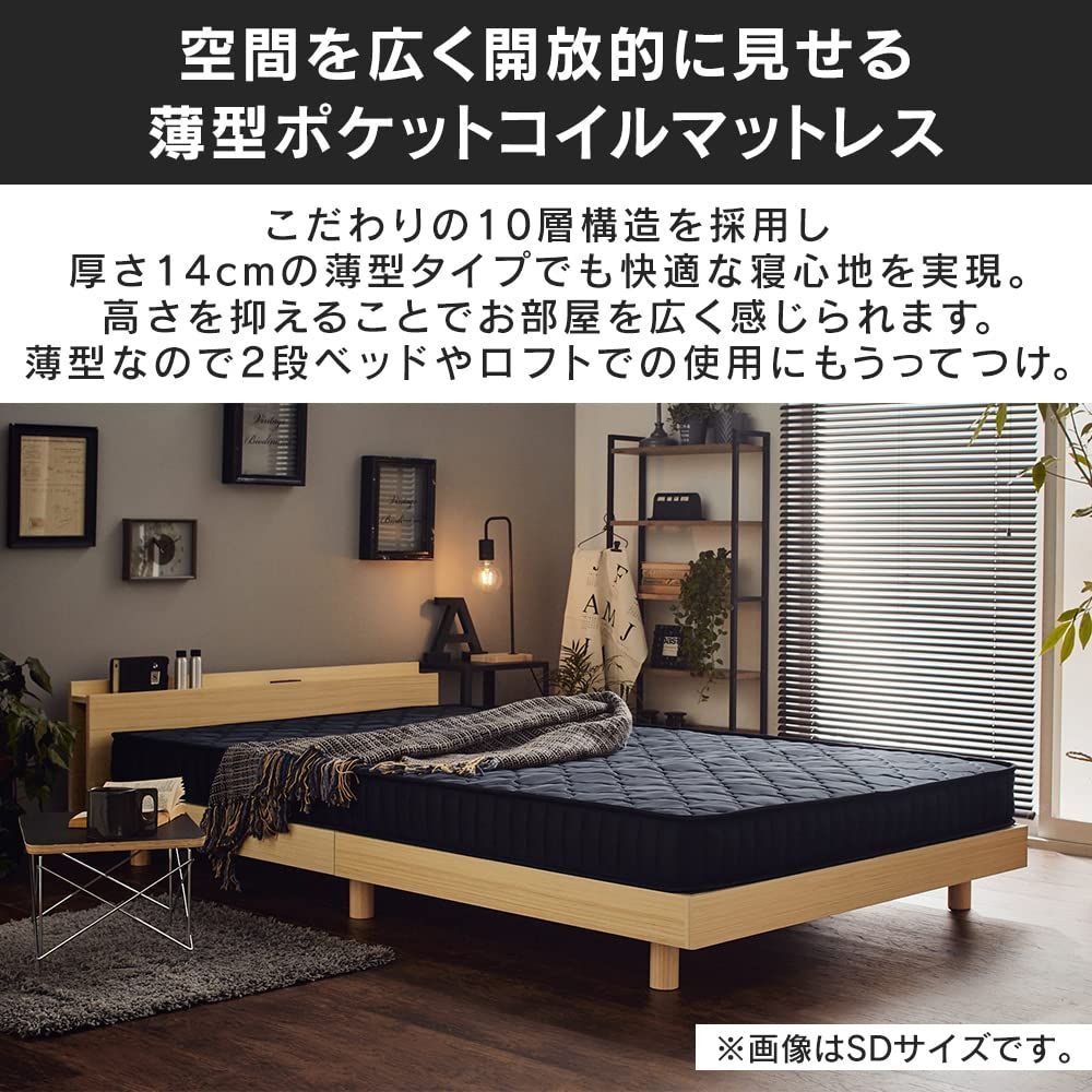 厚さ14cm 高密度コイル420個