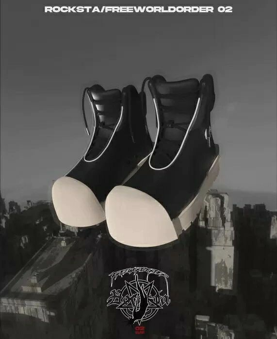 FVVO & ROCKSTA コラボレーション THICK SOLED HIGH TOP BOOTS 厚底