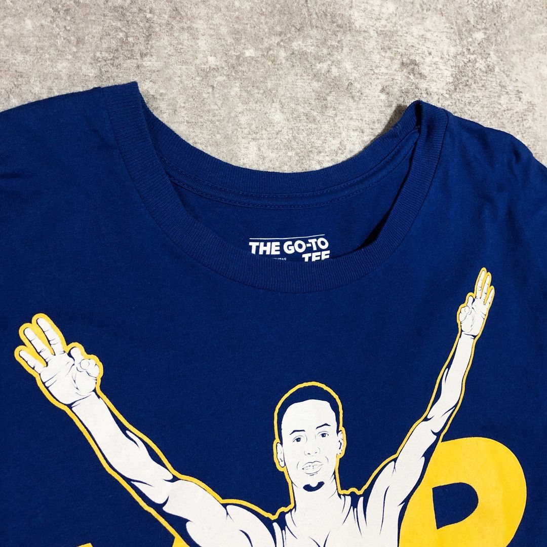 NBA ステフィン・カリー ウォリアーズ MVP イラストプリント Tシャツ