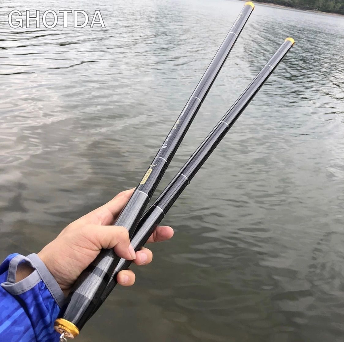 のべ竿 延べ竿 6.3m カーボンロッド カーボンファイバー 釣り竿 釣竿 釣り - メルカリ