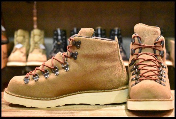6.5EE 白タグ Danner ダナー マウンテンライト 45500X タン スエード ラフアウト GORE-TEX ゴアテックス ブーツ HOPESMORE FE350