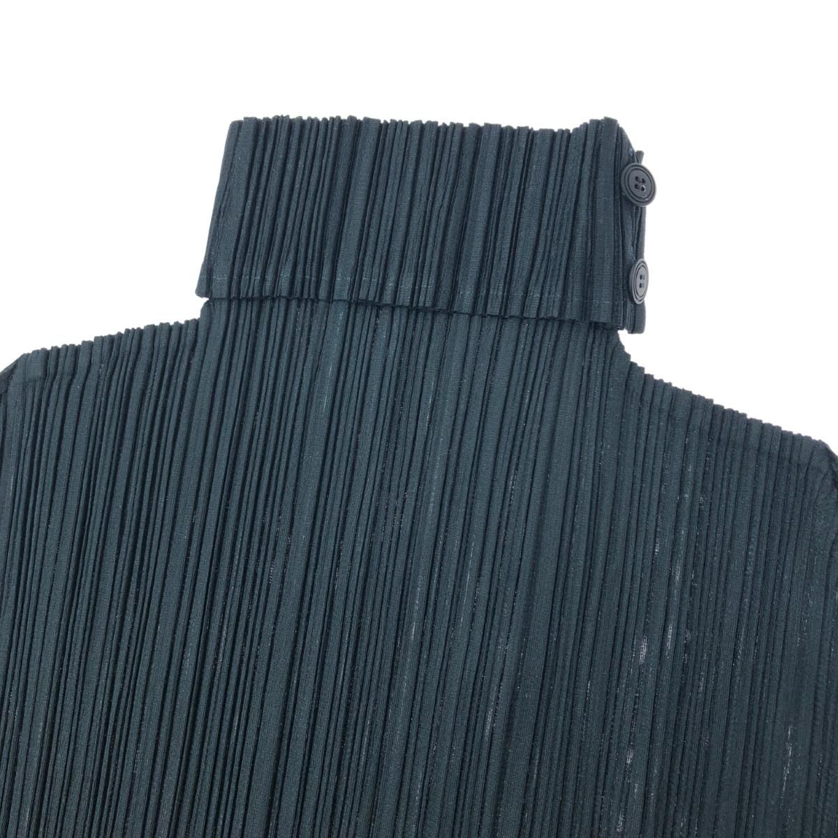 PLEATS PLEASE プリーツプリーズ ハイネック半袖カットソー サイズ:3