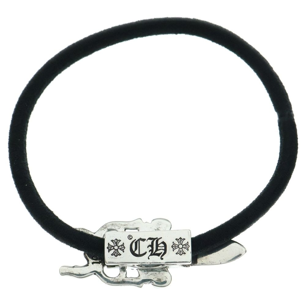 CHROME HEARTS クロムハーツ HAIRBAND DAGGER ダガー ヘアバンド ヘアゴムコンチョ シルバー BCA150