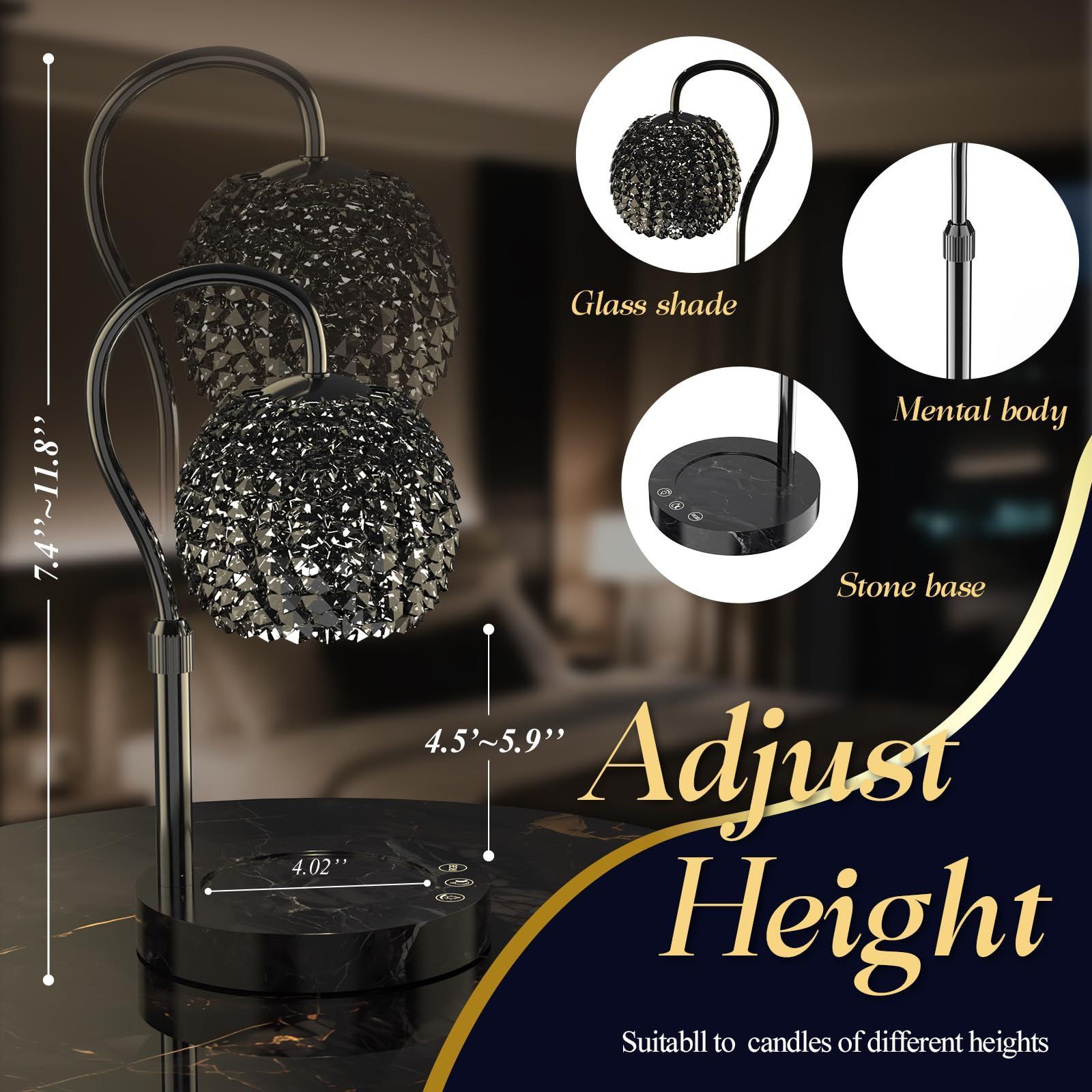 スマートタッチ式ランプ