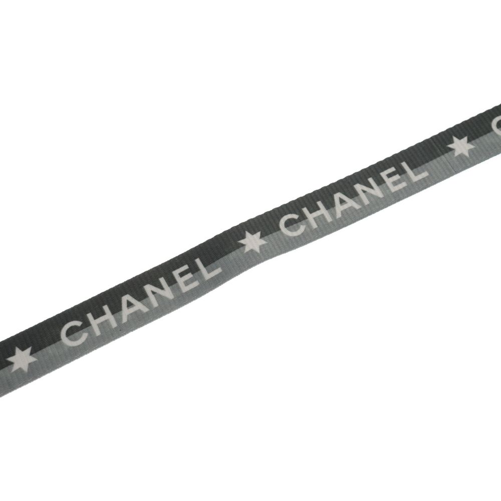 CHANEL ロゴ入りナイロンストラップ 楽天市場】CHANEL シャネル ネックストラップ ロゴ ナイロン グレー系
