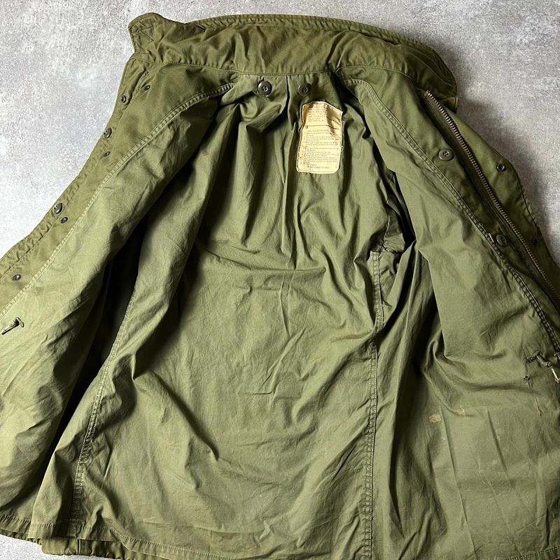 70s US ARMY 米軍実物 M-65 フィールド ジャケット S-R 3rd / 70年代