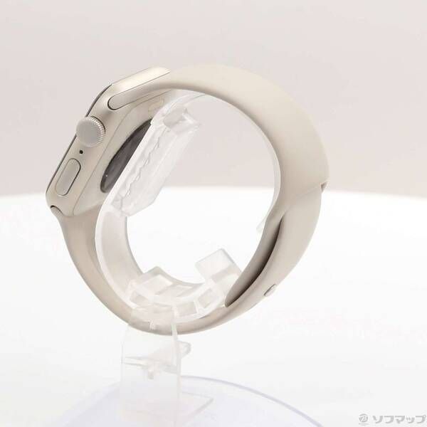 〔 品〕 Apple Watch SE 第2世代 GPS 40mm スターライトアルミニウムケース スターライトスポーツバンド 262