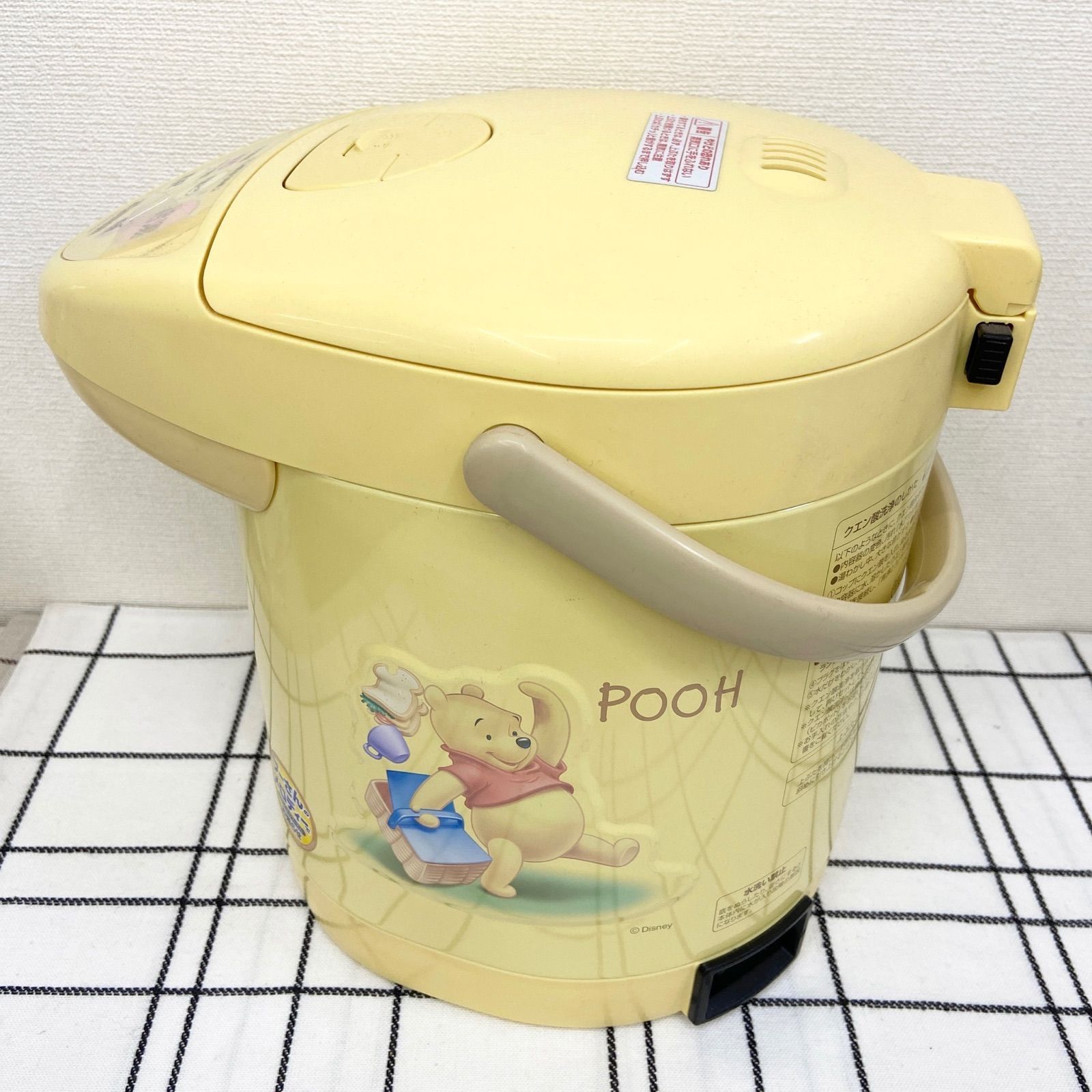 ZOJIRUSHI くまのプーさん マイコン沸とう電動ポット CD-EV22P - メルカリ