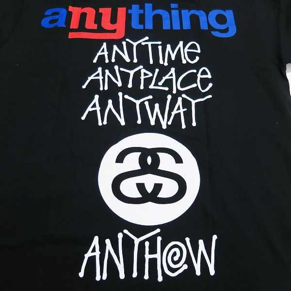 STUSSY ステューシー x aNYthing エニシング WORLD TOUR TEE ワールド 
