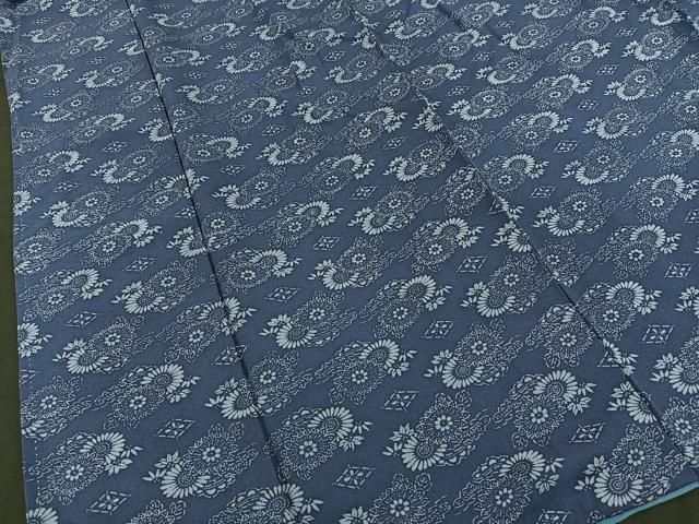 平和屋着物▽上質な小紋 単衣 霞間道 暈し染め 正絹