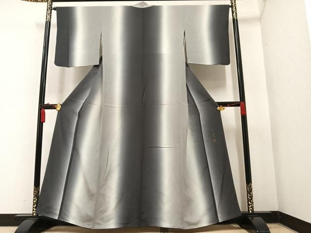 平和屋着物○京の匠日展作家 丹下雄介 訪問着 霞文 金銀彩 正絹 逸品