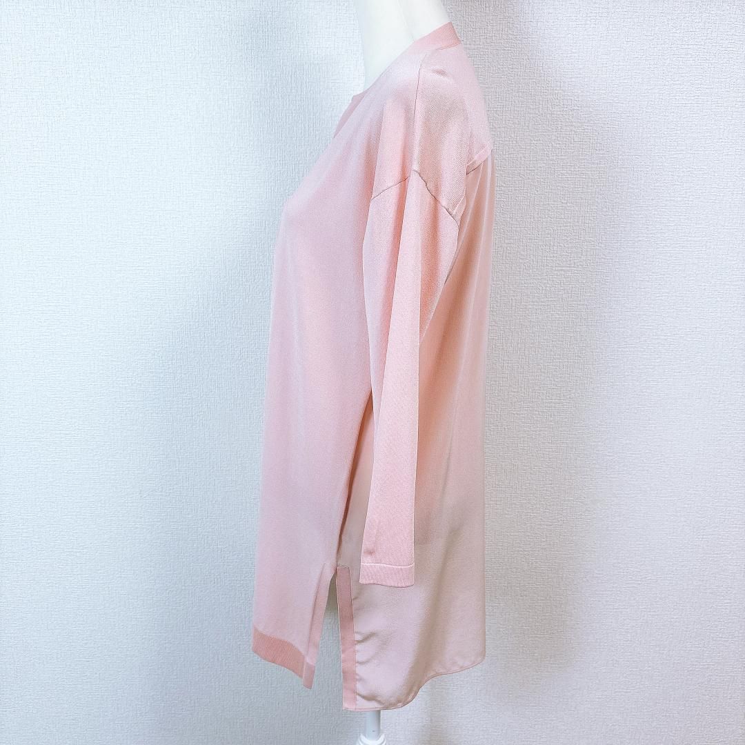 美品】アナイ アンサンブル カーディガン トップス 36 無地 ピンク  