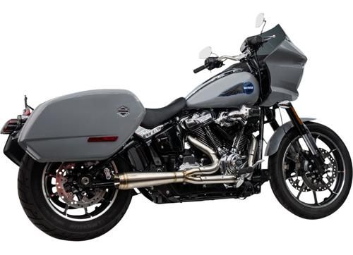 ASSAULT 2in1 エキゾースト システム ブラッシュドステンレス 以降FXLRST FLHC