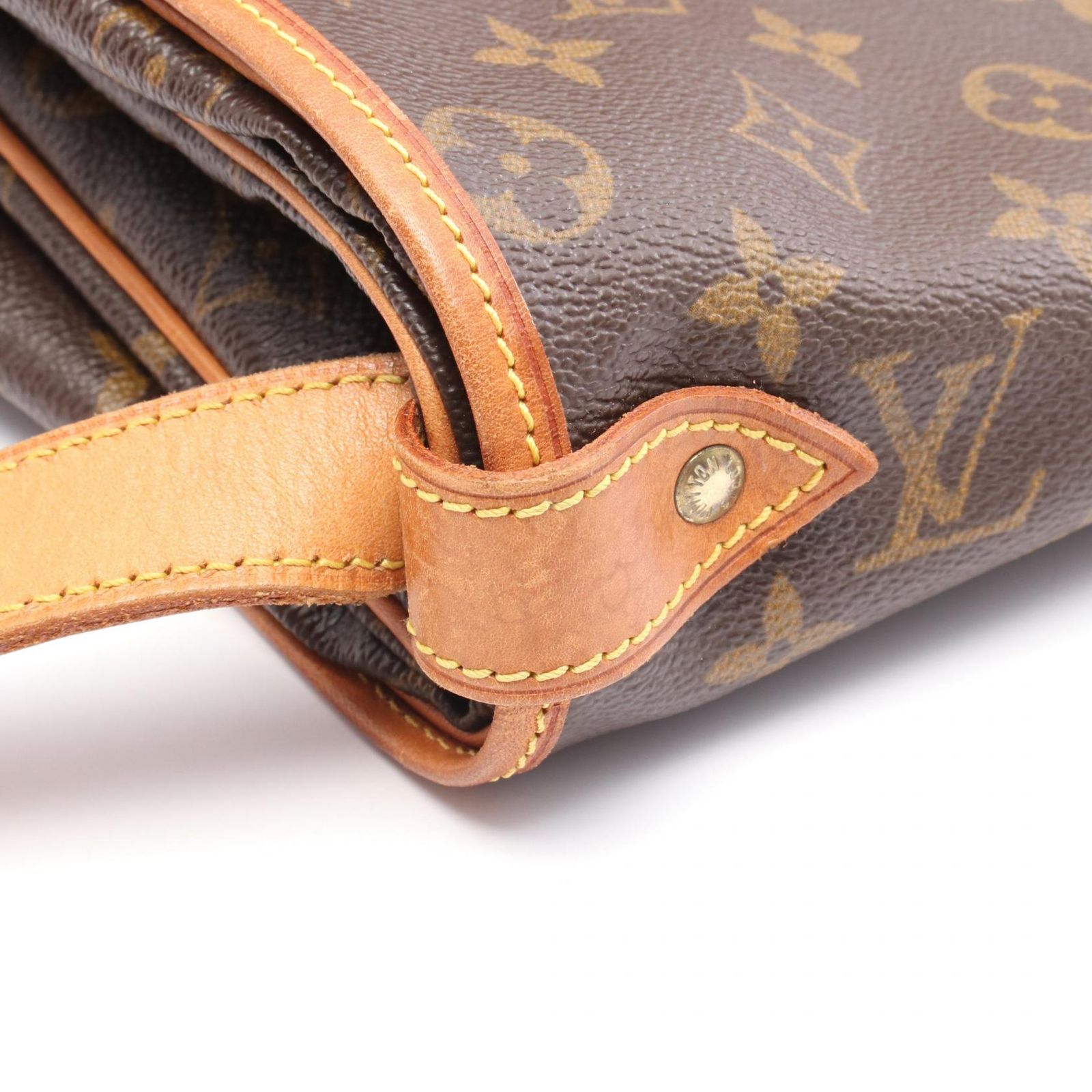 LOUIS VUITTON 1)ソミュール35_モノグラム・キャンバス_BRW PVC