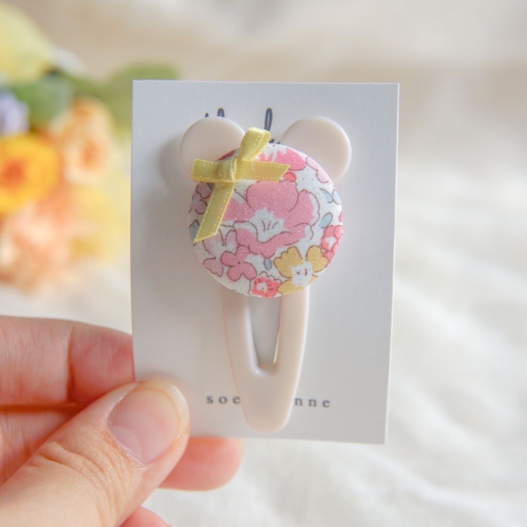 おめかし猫ちゃん♡ベビーヘアクリップ　ハンドメイド商品 おめかし猫ちゃん♡ベビーヘアクリップ ハンドメイド商品 楽天