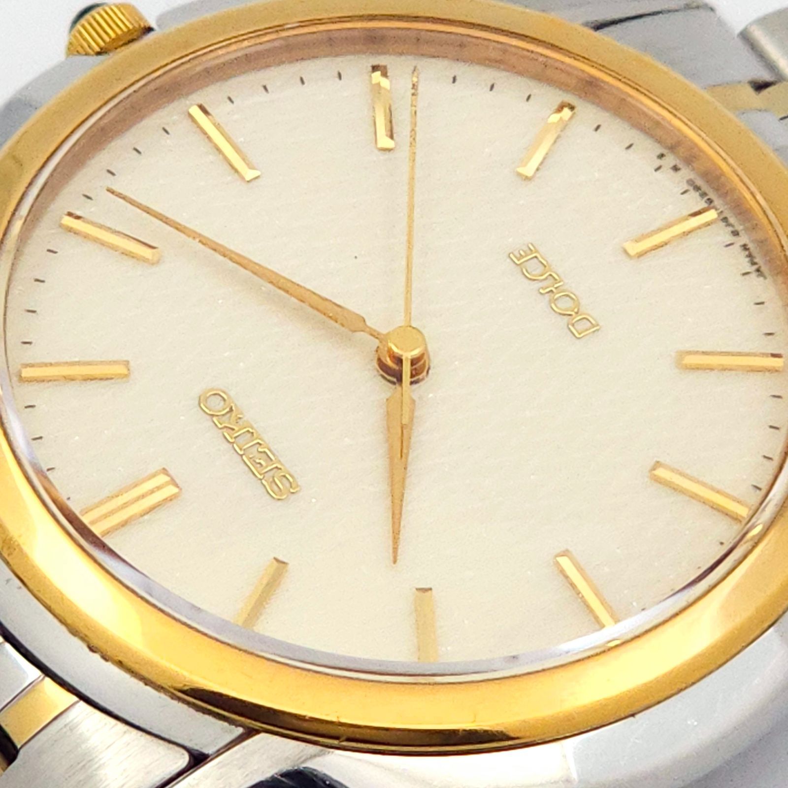 ☆良品 SEIKO セイコー ドルチェ 8J41-6160 QZ 動作品 コンビ - メルカリ
