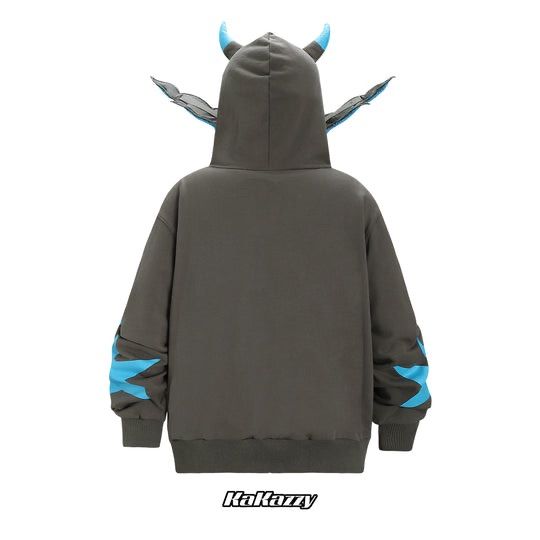 KaKazzy】リザードン ポケモン パーカー 男女着用可 ユニセックス