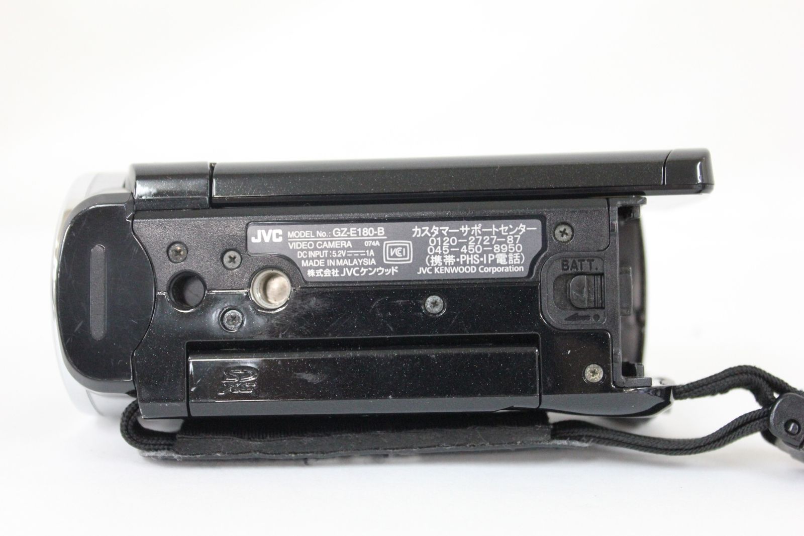 返品保証】 【録画再生確認済み】JVC Everio GZ-E180-B ブラック 40x