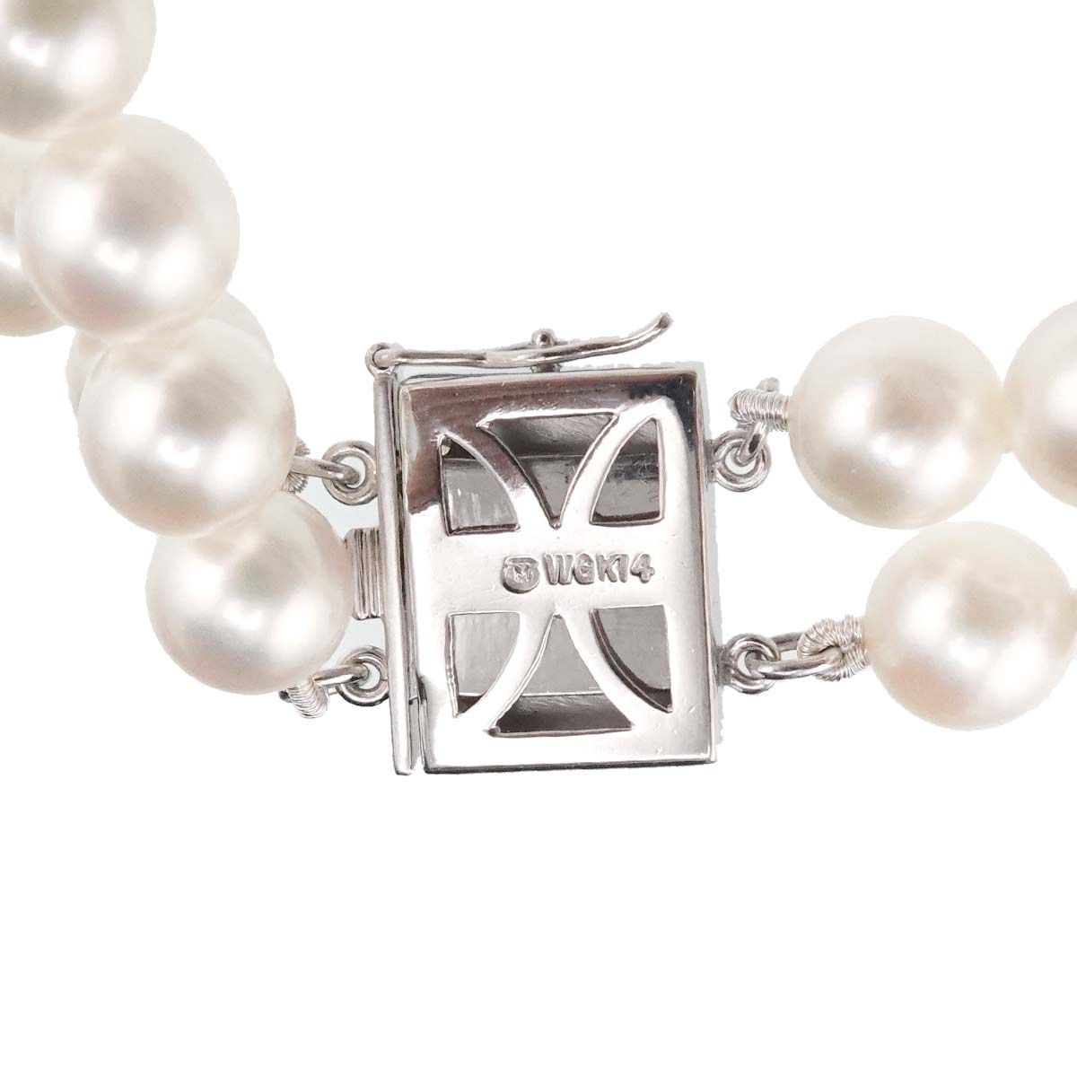 ミキモト MIKIMOTO 南洋真珠 6.8-6.4mm ダイヤ オニキス ネックレス