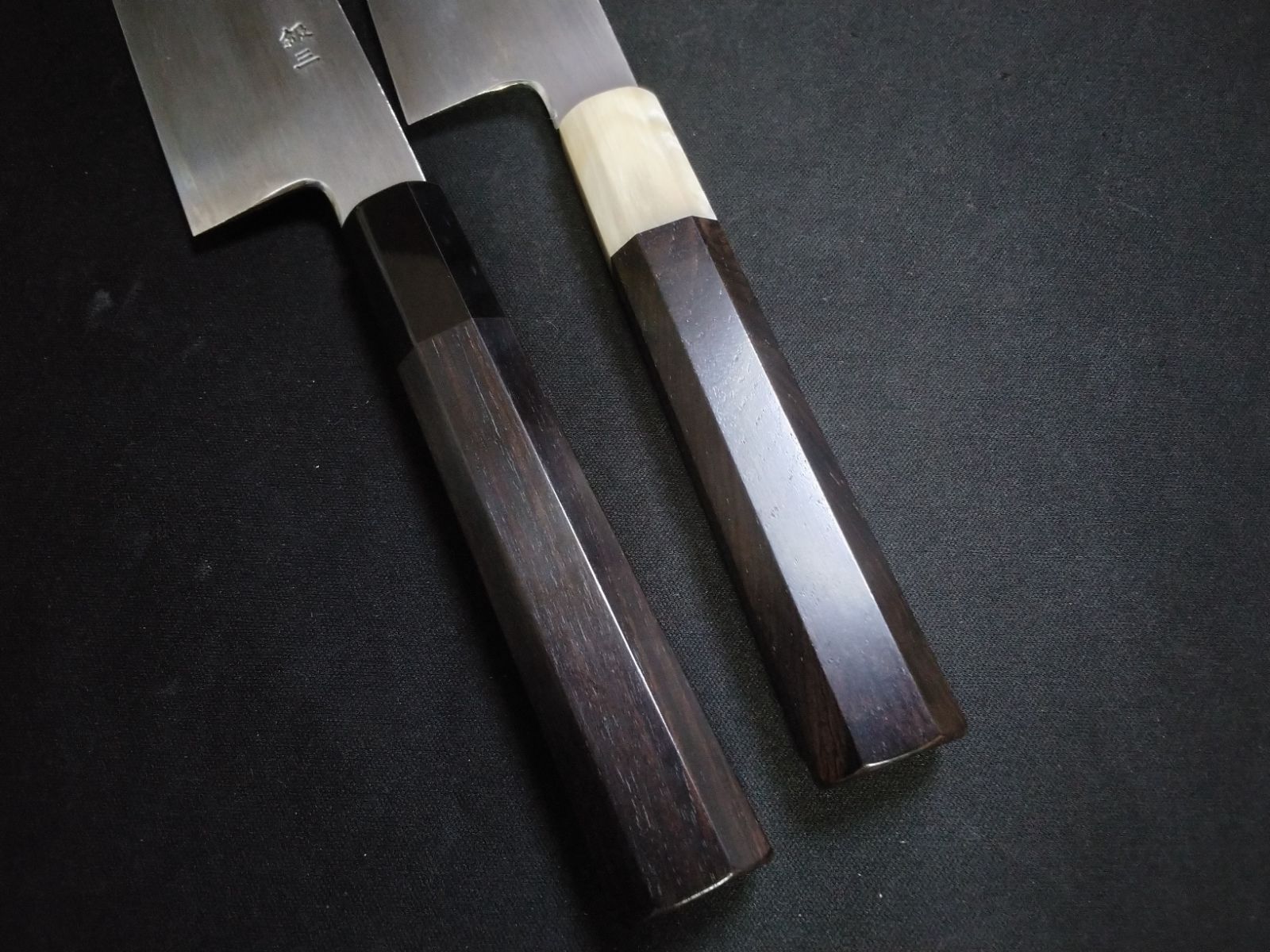 黒檀八角水牛柄 口輪水牛白黒選択可