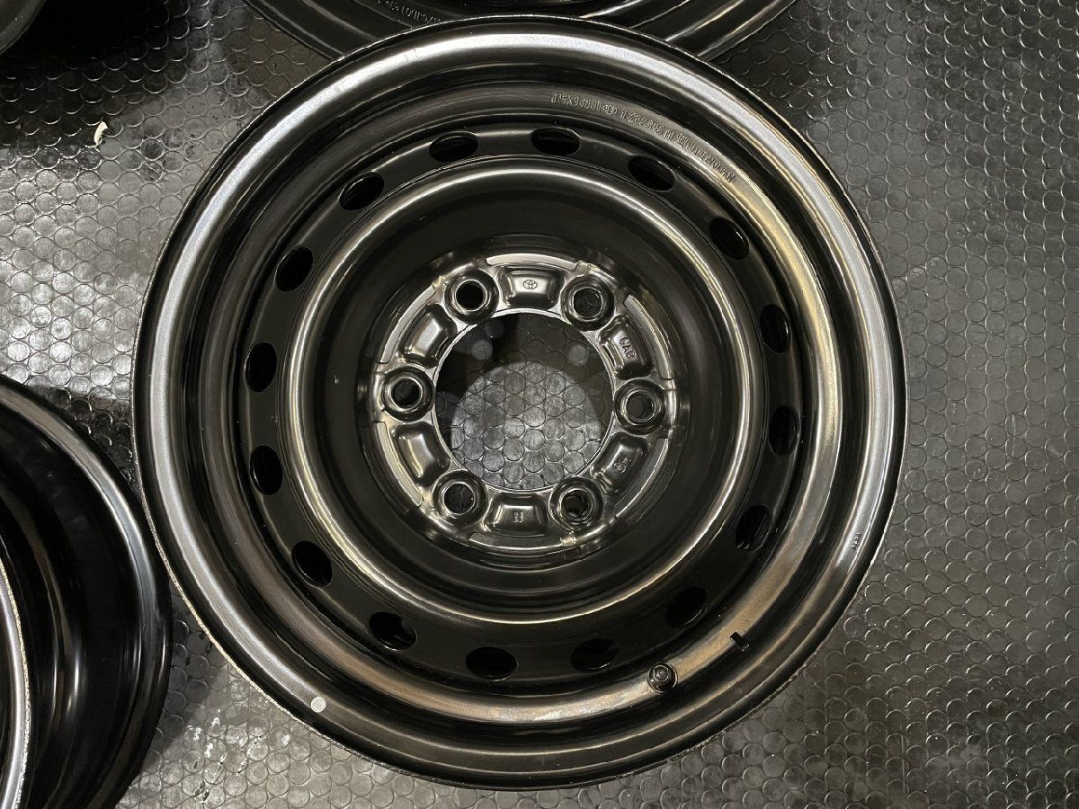 TOYOTA ハイエース 新車外し 純正ホイール 15インチ 4本