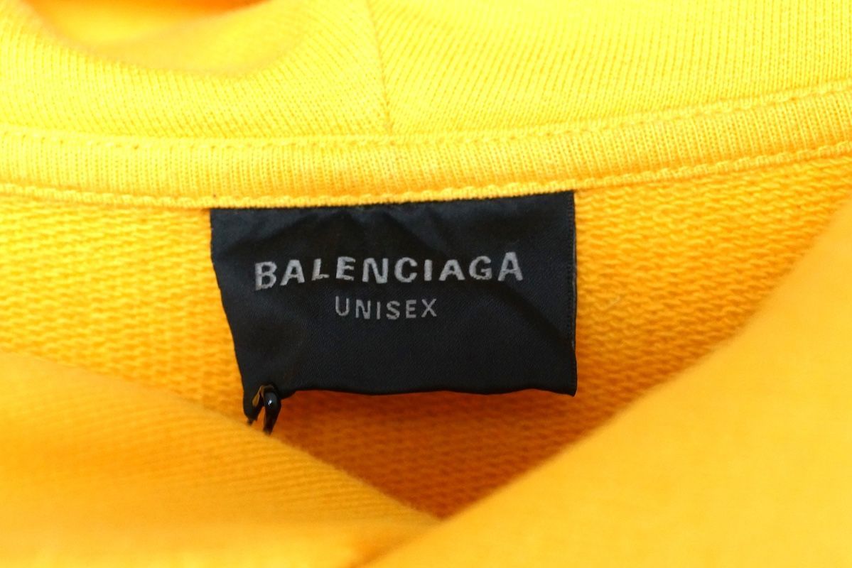 BALENCIAGA バレンシアガ ダメージ加工 ロゴプリント コットン