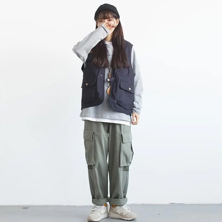 ネイビー フィッシングベスト 渓流 ベスト 多ポケット 便利 収納