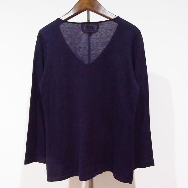 wnc インポートロッサ import Rossa ニット・セーター 42 紫系 花