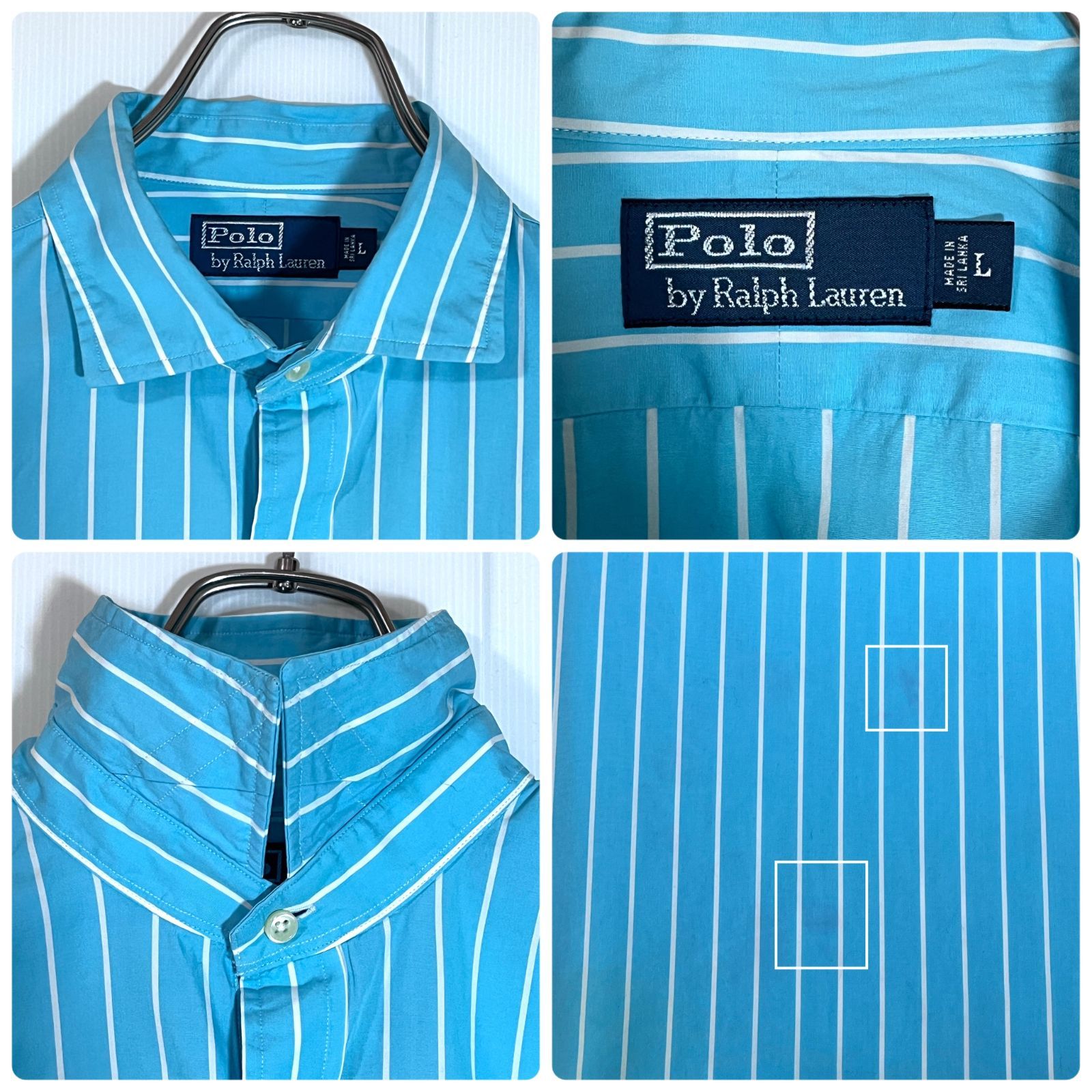 Polo by Ralph Lauren ポロラルフローレン L ターコイズブルー