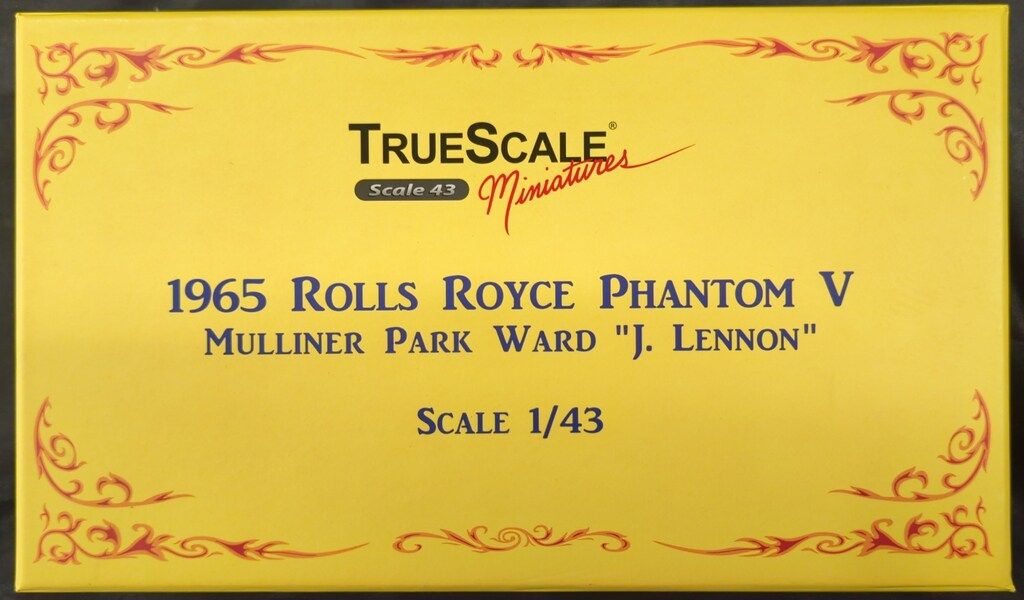 TRUE SCALE 1/43 THE BEATLES 1965 ROLLS ROYCE PHANTOM V PARK WARD 