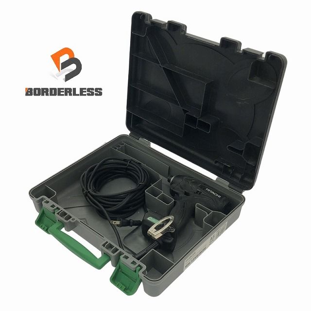 HITACHI 日立工機 100V インパクトドライバー WH12VE SCB 黒|ブラック ケース付 コード式 電動工具 109241
