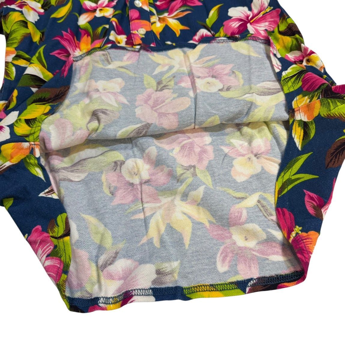 PEARLY GATES ポロシャツ 花柄 1 B033 PEARLY GATES パーリーゲイツ ポロ シャツ ゴルフ ウェア