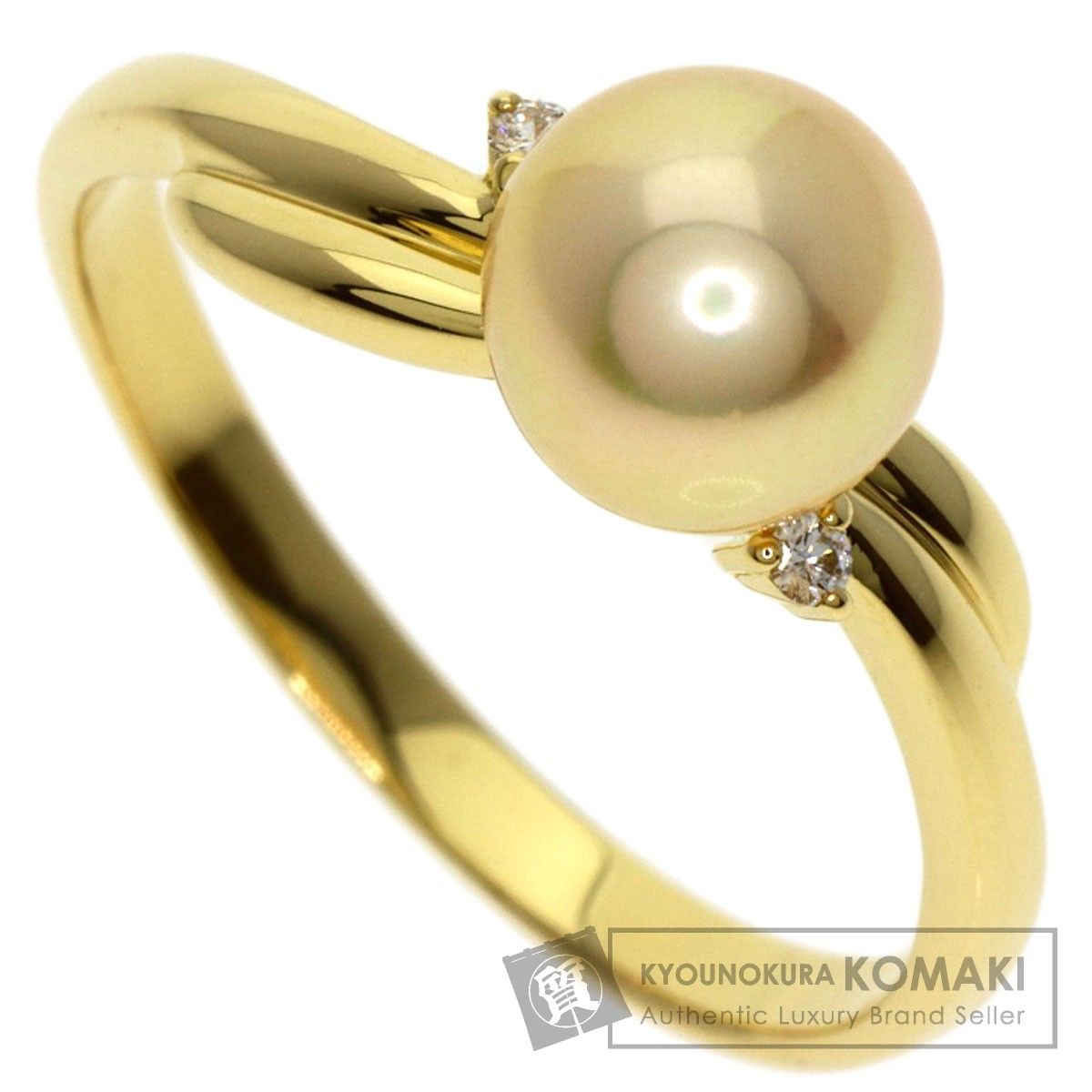 TASAKI タサキ アコヤパール 真珠 ダイヤモンド リング・指輪 K18YG