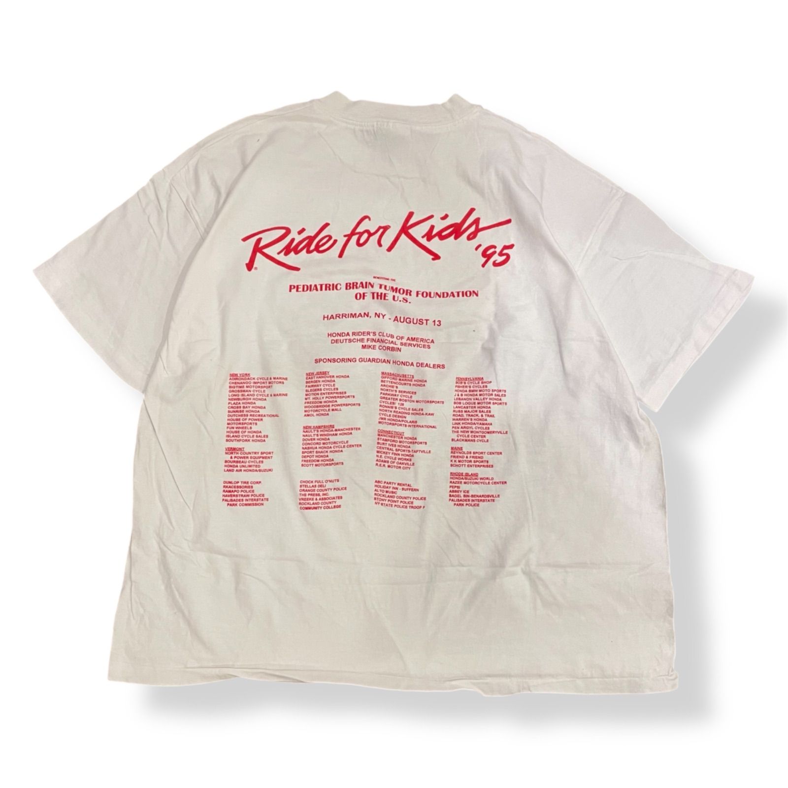 90s usa アメリカ製 ビンテージフォトT シングルステッチ白T両面プリント 90s ☆USA製 ☆古着 ☆90年代 ☆アメリカ製 ☆used ☆シングル