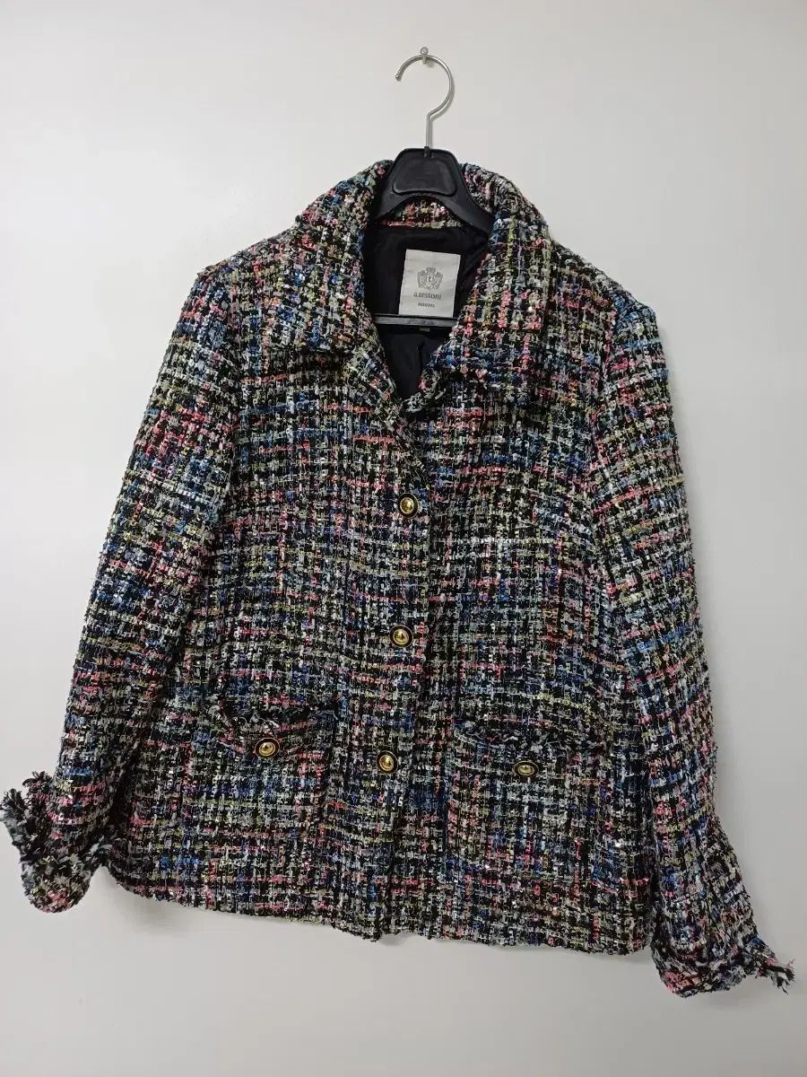 レディース ア テストーニ 春 秋 季節の変わり目 ツイードジャケット 95