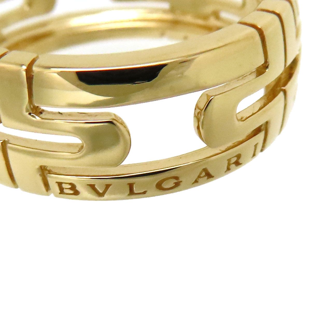 ブルガリ オープン パレンテシ リング #56 Au750 (K18YG) レディース  