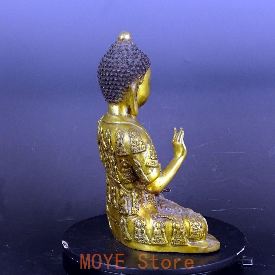 銅像 仏像 仏教美術 釈迦仏仏像 仏堂奉納 装飾品 工芸品 置物 仏教美術 仏像 釈迦仏像 仏堂奉納 銅製 鎮宅辟邪 開運風水 招財