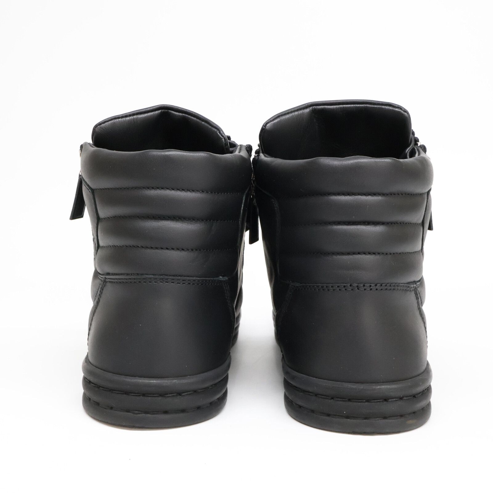 CHANEL シャネル 【美品】G30245 ココマーク サイドジップ ハイカット 