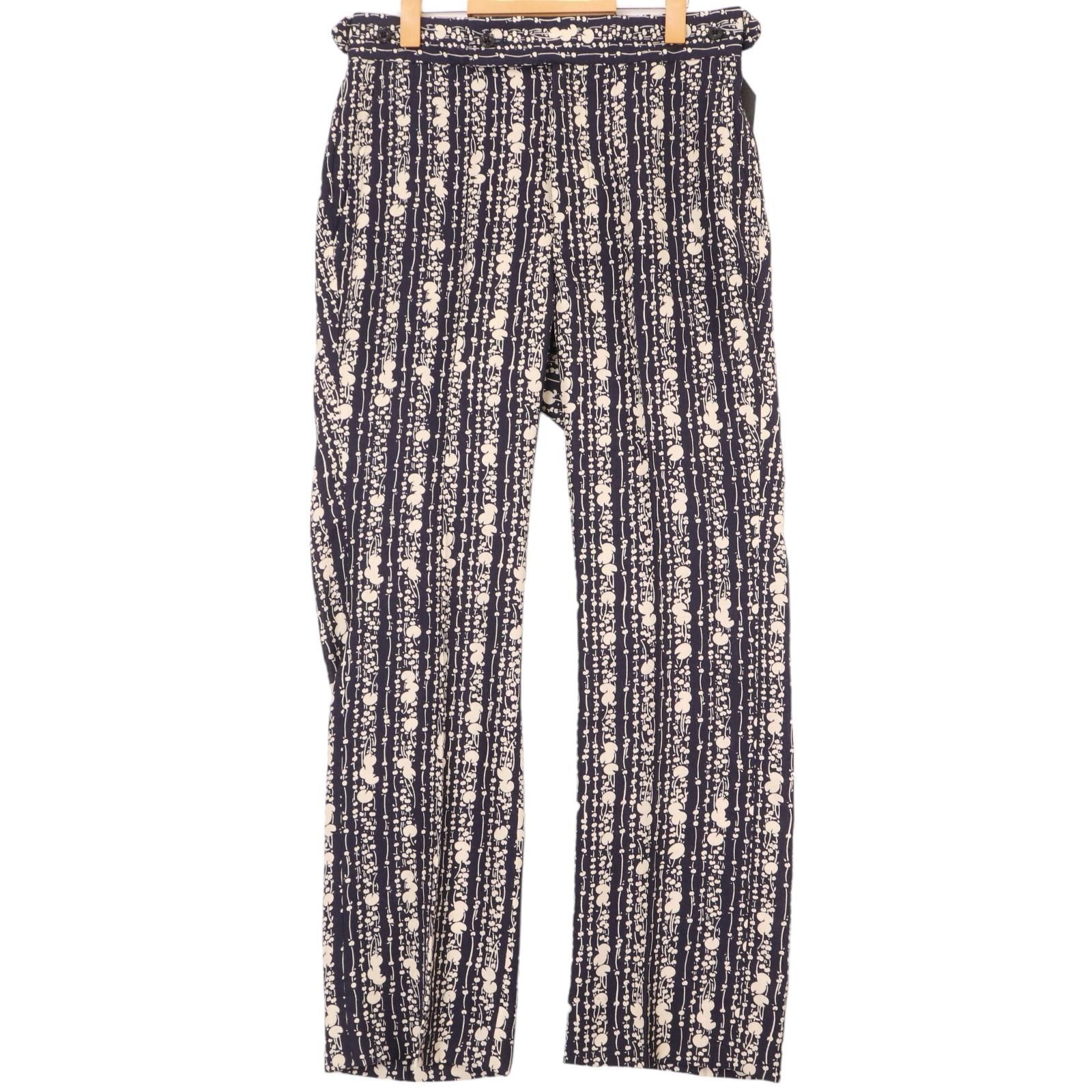Needles / Side Tab Trouser - Poly Hopsack ニードルズ 総柄 パンツ 