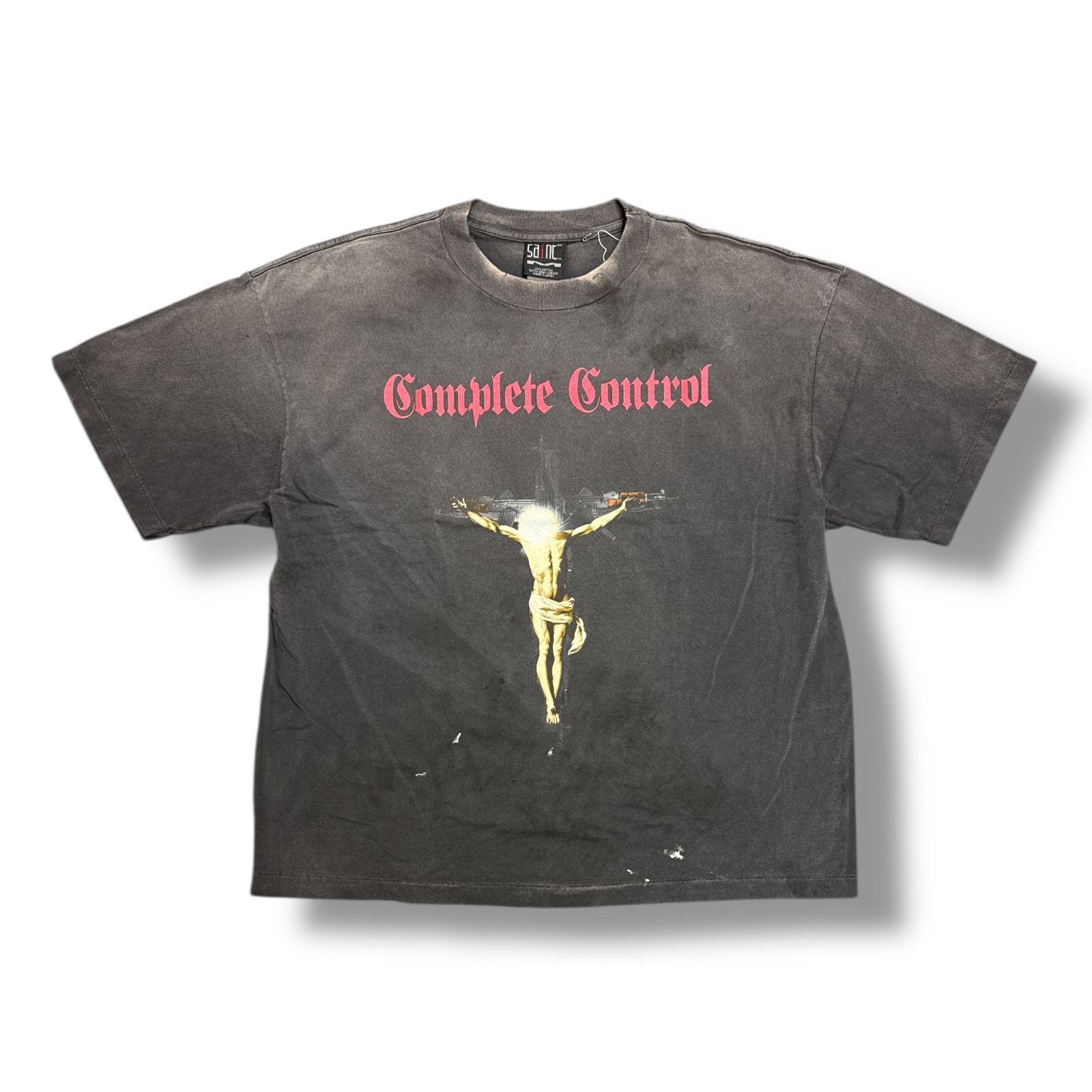 SAINT MICHAEL × Kosuke Kawamura 25SS KK_SS TEE コンプリートTシャツ セントマイケル 河村光輔 コラボ SM-HR8-0000-C25 XL 90227A4