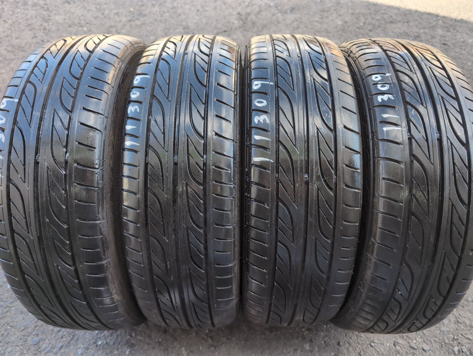 送料無料!! 165/55R15 4本 グッドイヤー 22年製 N-BOX N-WGN タント ムーブ スペーシア カスタム エブリィ ワゴンR　パンクチェック済み