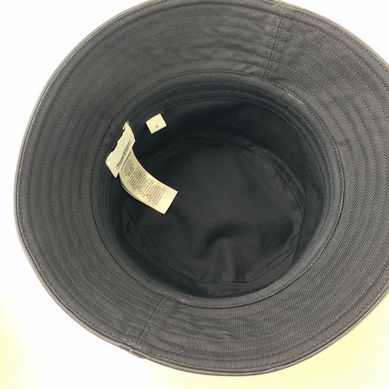 BURBERRY バケットハット 　ホースフェリー BURBERRY London Black Padded Nylon Bucket Hat Horseferry
